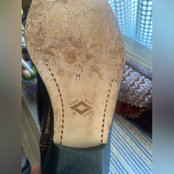 DONALD J PLINER Vintage Western Couture Collection Leather Boots Brown size 7.5 - Picture 3 of 14